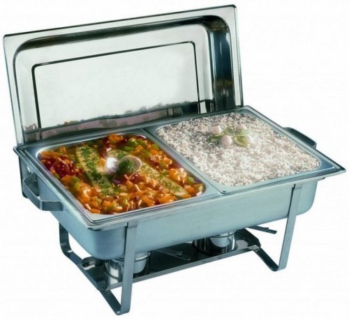 Chafing dish - 2 bakjes